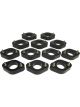 Prothane For 07+ Jeep Wrangler JK Body Spacer Kit 1in Lift Black