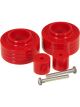 Prothane For Jeep TJ 1in Lift Coil Spring Isolator Red