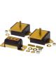 Prothane For Jeep Motor & Trans Mount Kit Black