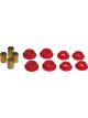Prothane For 86-88 Mazda RX-7 Rear End Link Bushings Red