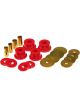 Prothane For 90-94 Mitsubishi Eclipse Subframe Mount Kit Red