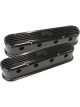 Aeroflow Alloy Retro 2-Piece Valve Cover Black For LS to LS3 Coil