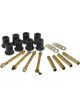 Prothane For 76-86 Jeep CJ5/7/8 Rear Shackle Bushings Black