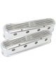 Aeroflow Alloy Retro 2-Piece Valve Cover Silver For LS to LS3 Coil