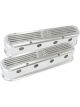 Aeroflow Alloy Retro 2-Piece Valve Cover Silver For LS to LS3 Coil