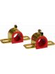 Prothane Universal 90 Deg Greasable Sway Bar Bushings 32MM Type B Brac…