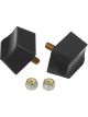 Prothane Universal Bump Stop 1X1 3/4X1 7/16 Crvd Top Black