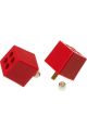 Prothane Universal Bump Stop 2X2X2 W 3/8in Stud Red