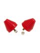 Prothane Universal Bump Stop 2-1/4X2-1/4 Cone w/Stp Red