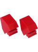 Prothane Universal Bump Stop Pull Through Style Red