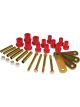 Prothane For 63-72 Chrysler A Body HD Spring & Shackles Bushings Red