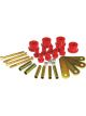 Prothane For 65-76 Chrysler A Body HD Spring & Shackles Bushings Red