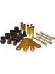 Prothane For Chrysler SS Conv HD Spring & Shackles Bushings Black