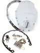 Aeroflow 2-Piece Alloy Timing Cover Chrome For SB Chev & 90Â° V6
