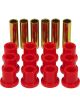 Prothane For 57-72 Ford F100/F150 Rear Spring & Shackle Bushings Red