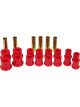 Prothane For 86-08 Ford Ranger Spring & Shackle Bushings Red