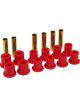 Prothane For 73-77 Ford F250 4wd Front Spring & Shackle Bushings Red
