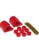 Prothane For 89-95 Ford Taurus Rear Sway Bar Bushings 1 1/16in Red