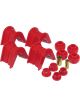 Prothane For 66-79 Ford Trucks 14-Piece Bushing Set 2deg Offset Red
