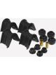 Prothane For 66-79 Ford Trucks 14-Piece Bushing Set 2deg Offset Blac…