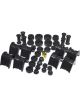 Prothane For 73-79 Ford F150 4wd Total Kit Black