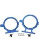 Aeroflow Nitrous Bottle Brackets Blue For 10lb & 15lb Bottles