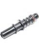 Radium Engineering 3/8in SAE Male to 3/8in Barb Black Nylon Fitting