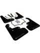 Rally Armor For 2017+ Subaru Impreza UR Black Mud Flap w/ Silv