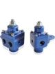 Aeroflow Billet 2 Port Fuel Pressure Regulator -8AN ORB, 4-12 PSI