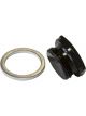 Aeroflow Holley Fuel Bowl Inlet Blank Plug Black 7/8 Inch -20