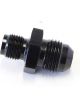 Aeroflow Inverted Seat Adapter 7/16 Inch-24 to -6AN Black