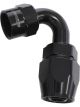 Aeroflow Kryptalon Full Flow Swivel 120 Degree Hose End -16AN Black