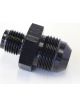Aeroflow Inverted Seat Adapter 1/2 Inch-20 to -8AN Black