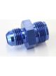 Aeroflow Inverted Seat Adapter 11/16 Inch-18 to -6AN Blue