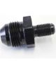 Aeroflow Inverted Seat Adapter 3/8 Inch-24 to -8AN Black