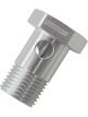 Aeroflow Alloy Banjo Bolt M16 x 1.5 Silver Use With -10AN