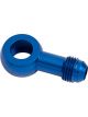 Aeroflow Alloy AN Banjo Fitting 10mm to -6AN Blue