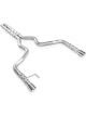 Stainless Works For 2015-16 Mustang GT 3in Catback H-Pipe Retro Chambere…