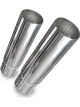 Stainless Works Straight Cut Exhaust Tips-2 1/4in ID Inlet 2 1/4in body