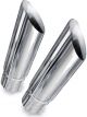 Stainless Works Angle Cut Resonator Tips 2 1/2in ID Inlet 3in Body
