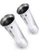 Stainless Works Bell Exhaust Tips- 2 1/2in ID Inlet 2 1/2in Body