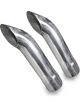 Stainless Works Extended Turn Down Tips- 2 1/2in ID Inlet 2 1/2in Body