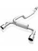 Stainless Works For 2016-18 Ford Focus RS 3in Catback Vintage Round M…