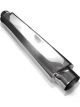 Stainless Works Smooth Oval Muffler 24in Long 2 1/2in ID Inlets Both…