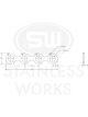 Stainless Works For Small Block Ford 4.6L 2V Round Port Header 304SS…
