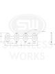 Stainless Works For Small Block Ford 4.6L 3V Round Port Header 304SS…