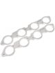 Stainless Works For BBC Round Port 304SS Exhaust Flanges 2-1/2in…