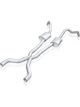 Stainless Works For 62-67 Chevy Nova 3in Catback w/ X-Pipe Turbo Cham
