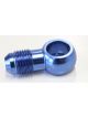 Aeroflow Alloy AN Banjo Fitting 1/2 Inch to -6AN Blue