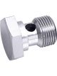 Aeroflow Alloy Banjo Bolt 9/16 Inch-24 Silver